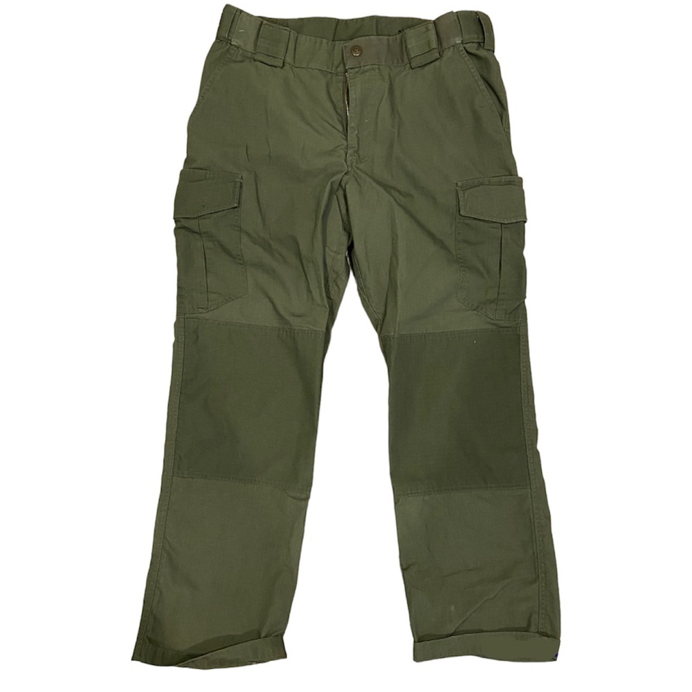 Tact Squad USA Mens Tactical Pants Cargo Straight Leg Green Size 34 x 30” NWT #3